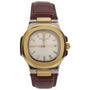 Patek Philippe With White Dial (Leather Strap)